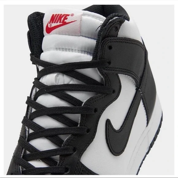 Nike Dunk High top Panda black and white
